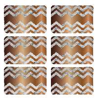 زیربشقابی طرح مدرن کد 8637 بسته 6 عددی