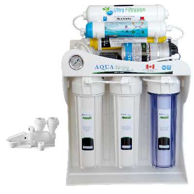 دستگاه تصفیه کننده آب آکوآ اسپرینگ مدل sf4707 به همراه کیت نشتی گیر