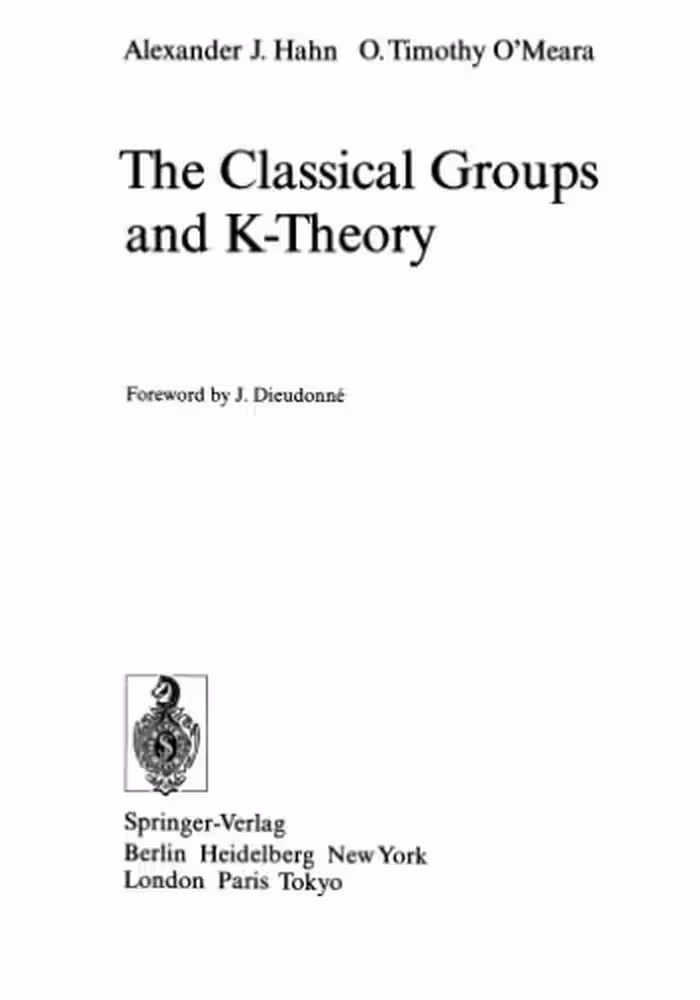 خرید و دانلود نسخه کامل کتاب The Classical Groups and K-Theory