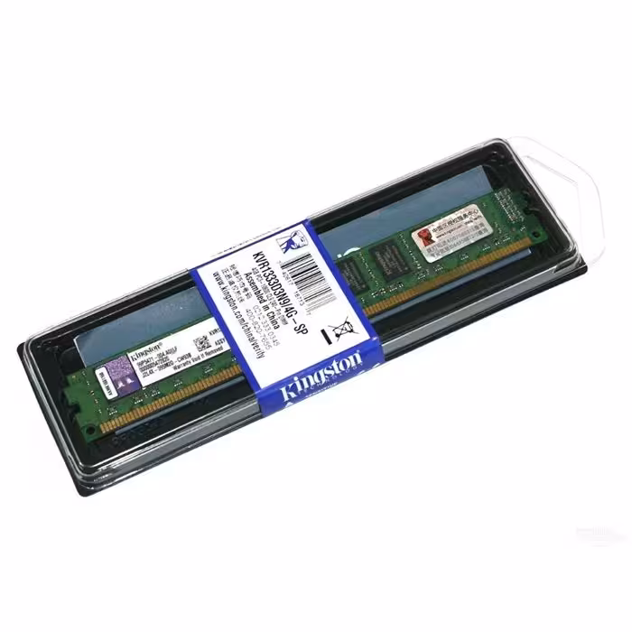 رم کامپیوتر DDR3 تک کاناله 1333 مگاهرتز CL9 کینگستون مدل KVR ظرفیت 4 گیگابایت