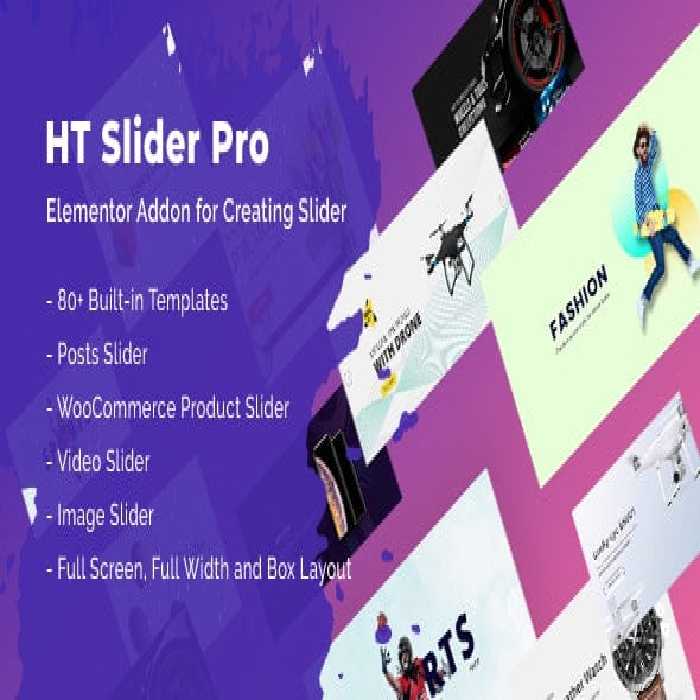 دانلود افزونه HT Slider Pro برای وردپرس