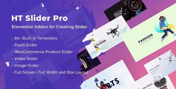 دانلود افزونه HT Slider Pro برای وردپرس