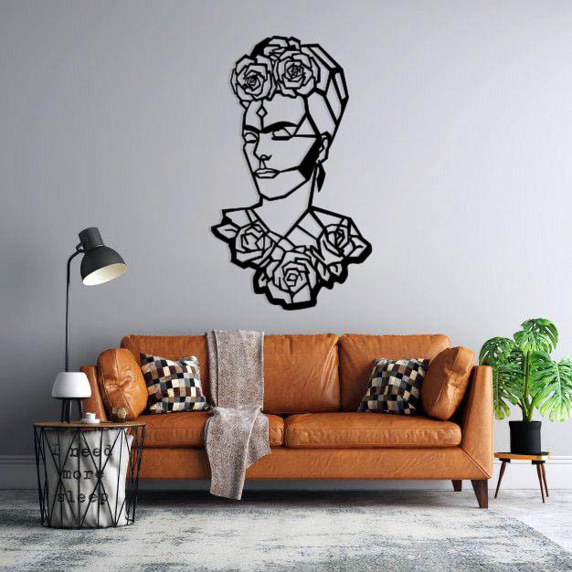 استیکر دیواری طرح فریدا کالو کد 02