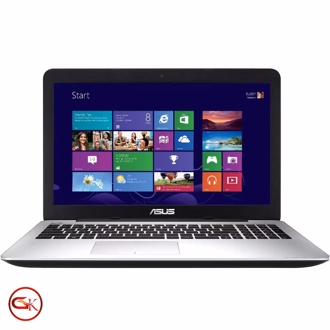 لپ تاپ ایسوس Asus N46VM و رم 12 و پردازنده Core i7 و گرافیک GT630M 4GB