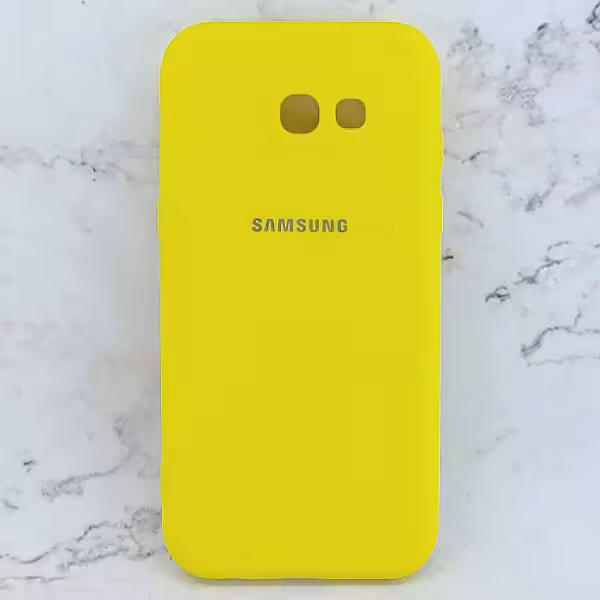 کاور سیلیکونی رنگی مدل TPN مناسب برای گوشی موبایل سامسونگ Galaxy A520 / A5 2017 - زرد