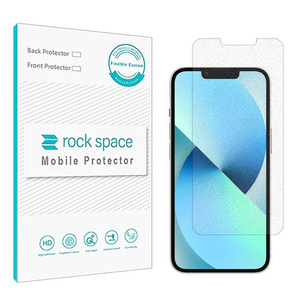 گلس آیفون iPhone 13 مدل نانو هیدروژل مات برند راک اسپیس کد S