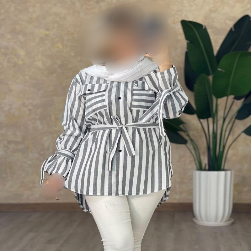 لینن راه راه جنس لینن
