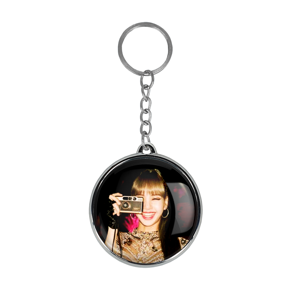 جاکلیدی خندالو طرح لیسا بلک پینک مدل دوطرفه کد 1433314344