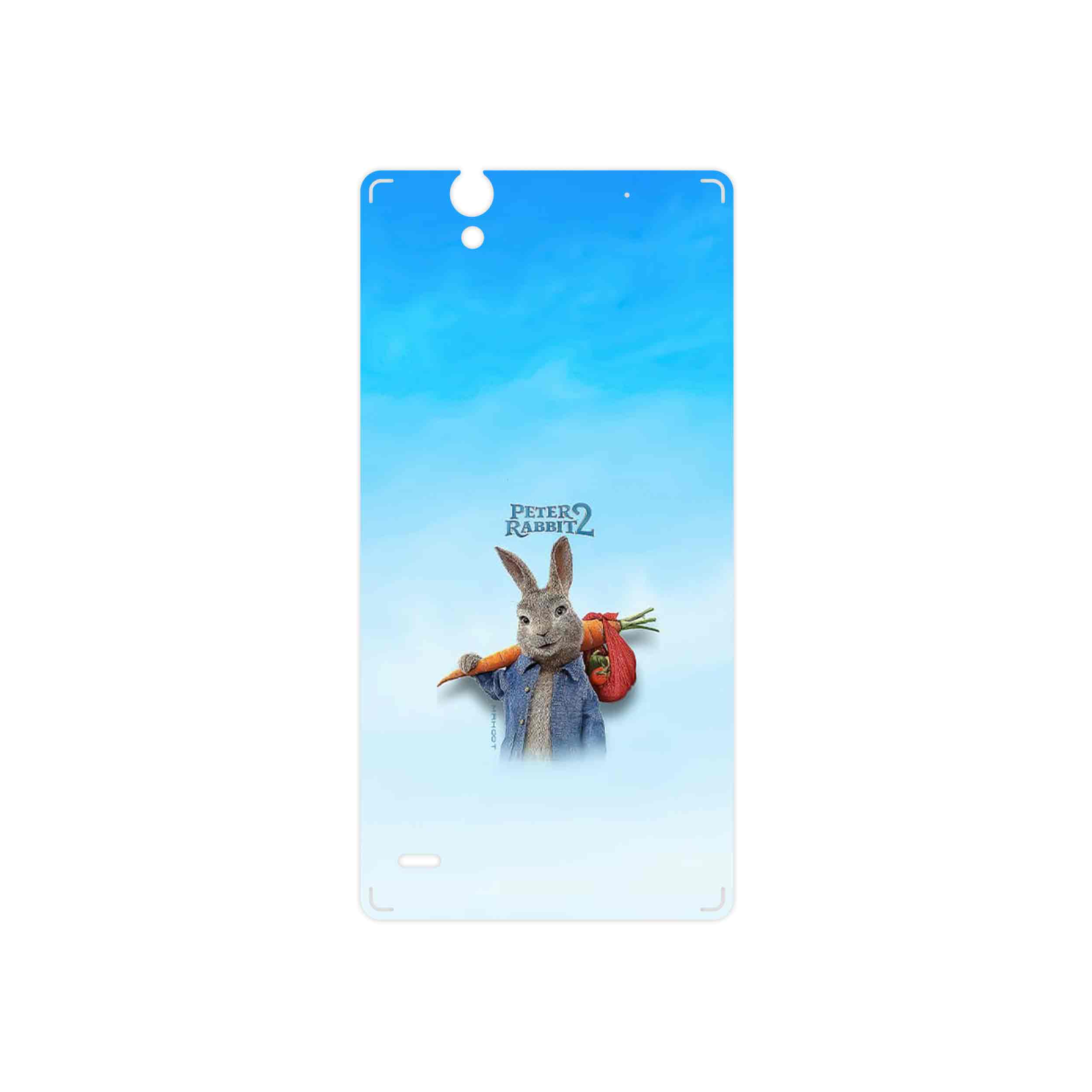 برچسب پوششی ماهوت مدل Peter Rabbit مناسب برای گوشی موبایل سونی Xperia C4