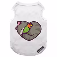 لباس سگ و گربه 27 طرح Love Cat کد R13 سایز L