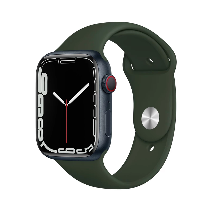 ساعت هوشمند اپل واچ سری 7 مدل 45mm Aluminum Case with Sport silicone Band - فروشگاه اینترنتی سیب سبز