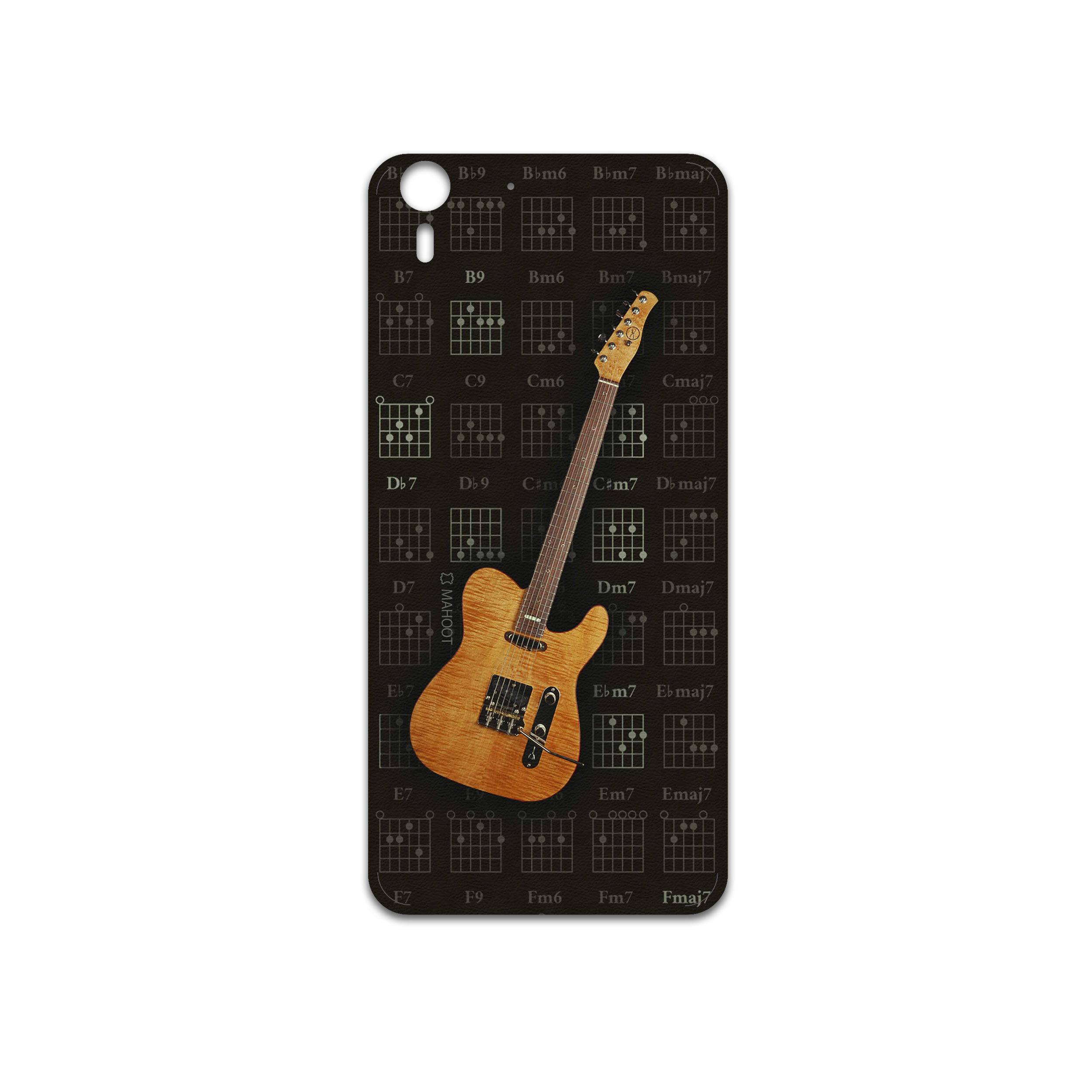 برچسب پوششی ماهوت مدل Guitar-Instrument مناسب برای گوشی موبایل اچ تی سی Desire Eye