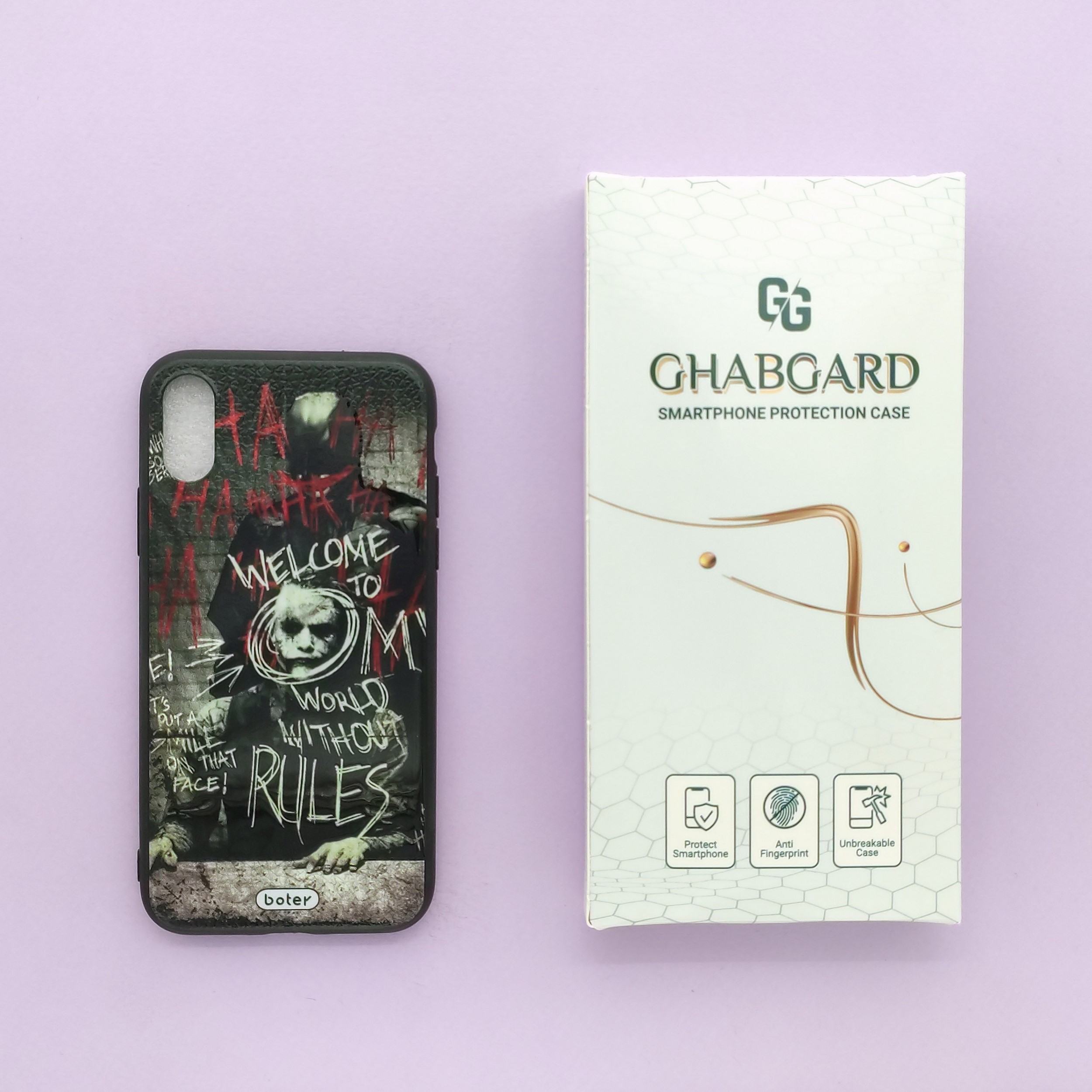 کاور قاب گارد مدل پسرانه مناسب برای گوشی موبایل اپل iphone x\xs 