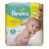 پوشک  22 عددي سايز 1 آلمان Pampers