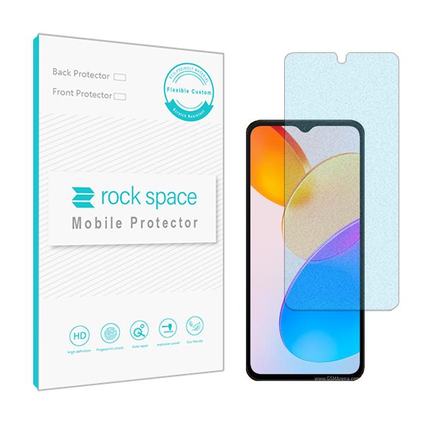 گلس آنر X5 مدل نانو هیدروژل مات آنتی بلو برند راک اسپیس کد S