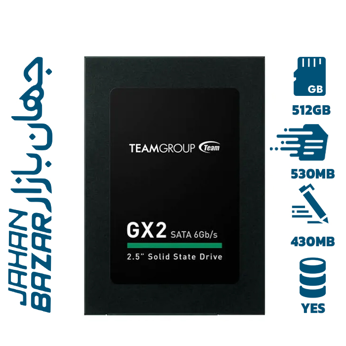 هارد اس اس دی اینترنال تیم گروپ GX2 ظرفیت 512 gb
