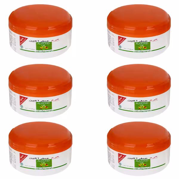 کرم نرم کننده عطرآگین مدل بادام حجم  200 میلی لیتر مجموعه 6 عددی