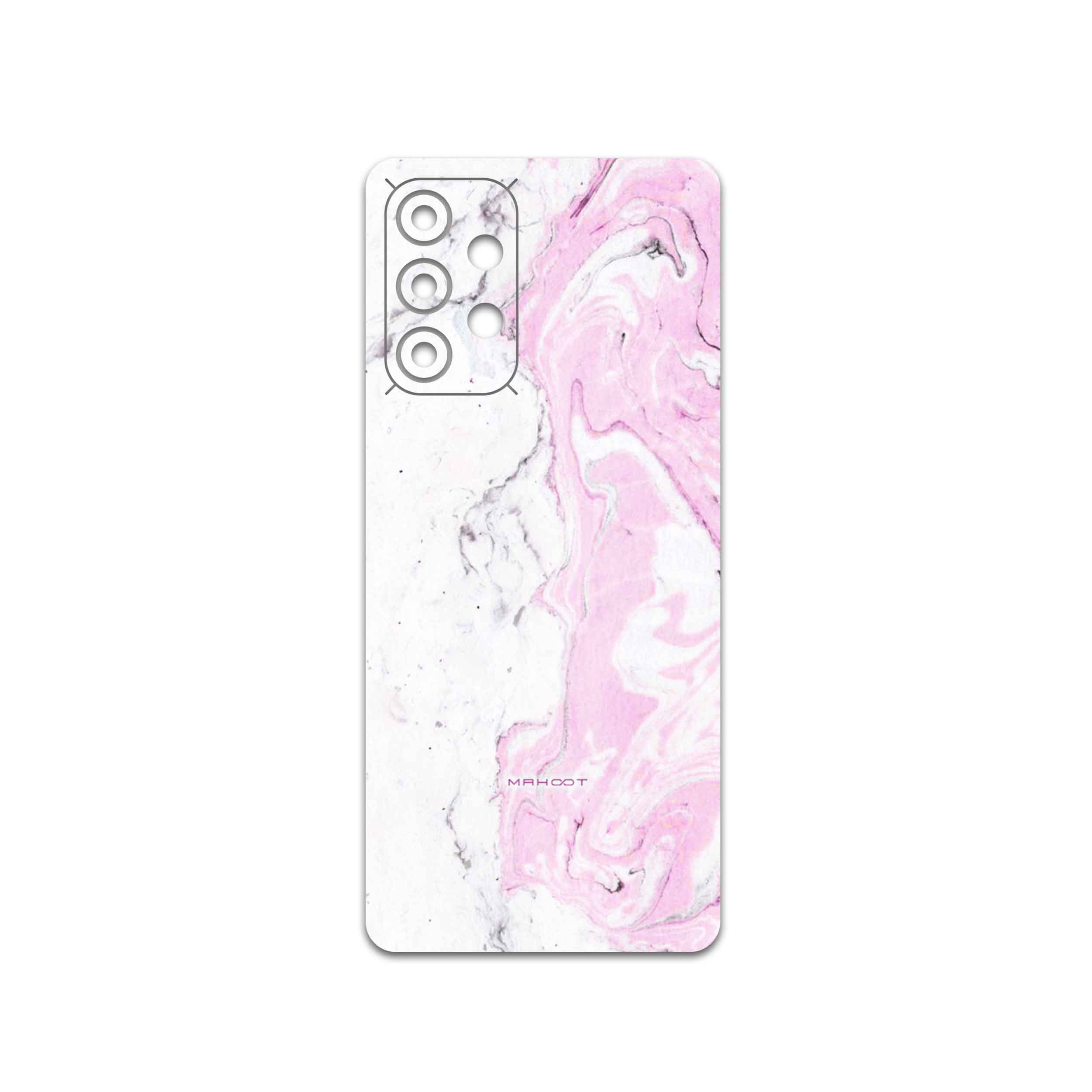 برچسب پوششی ماهوت مدل Blanco-Pink-Marble مناسب برای گوشی موبایل سامسونگ Galaxy A33 5G