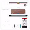 برچسب پوششی ماهوت مدل Matte_Natural_Leather مناسب برای تبلت سامسونگ Galaxy Tab S2 9.7 2015 T815
