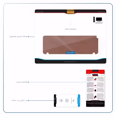 برچسب پوششی ماهوت مدل Matte_Natural_Leather مناسب برای تبلت سامسونگ Galaxy Tab S2 9.7 2015 T815