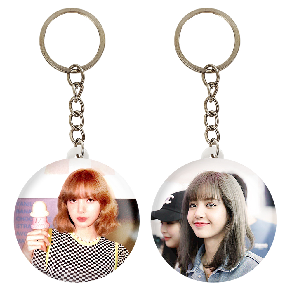 جاکلیدی خندالو مدل لیسا بلک پینک کد 1424414248 مجموعه 2 عددی