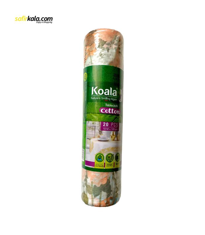 سفره یکبار مصرف کوالا مدل Cotton رول 10 متری