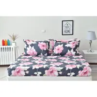 سرویس ملحفه بومرنگ مدل Beautiful-160 دونفره 3 تکه