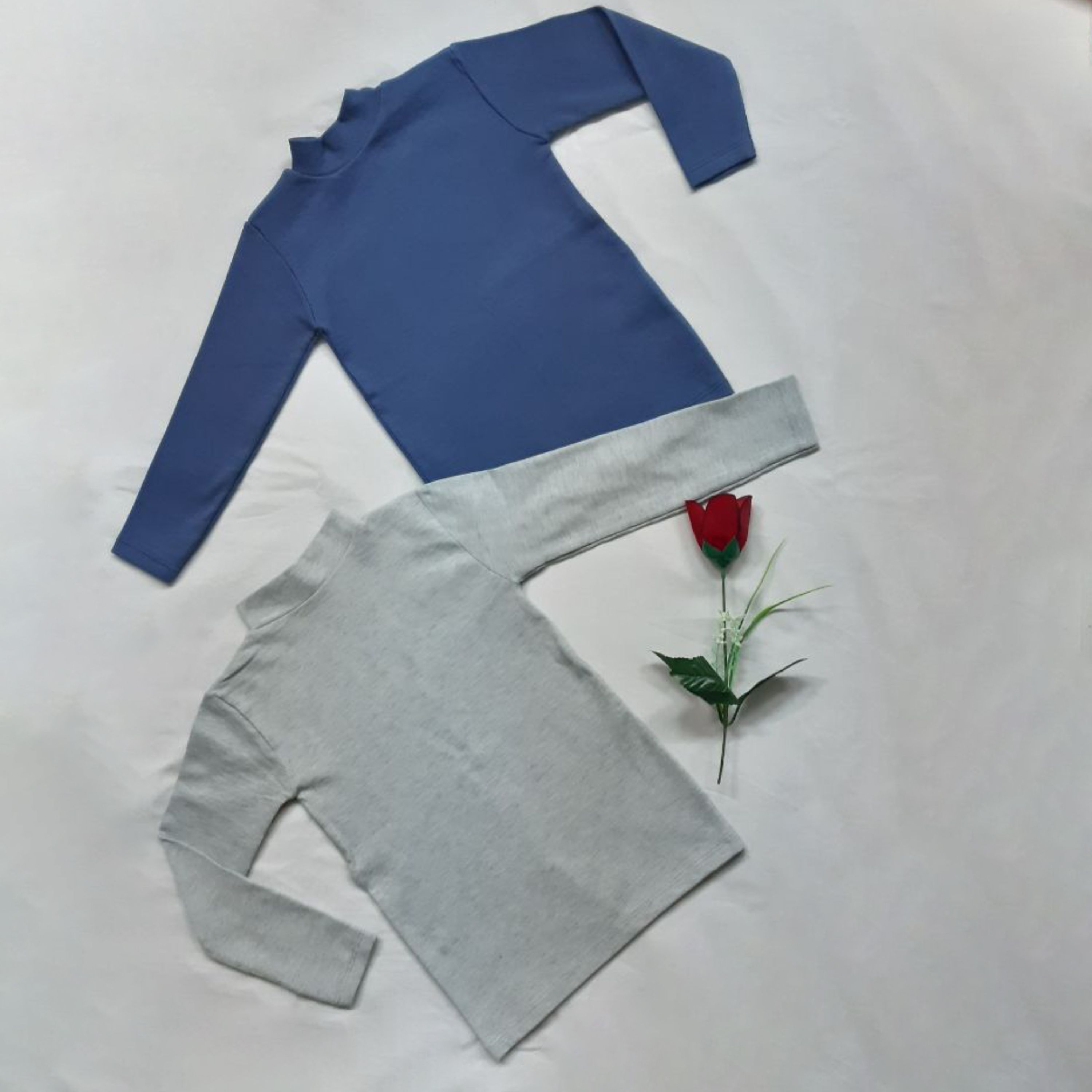 بلوز تک بچگانه یقه سه سانت اسپورت جنس کشی