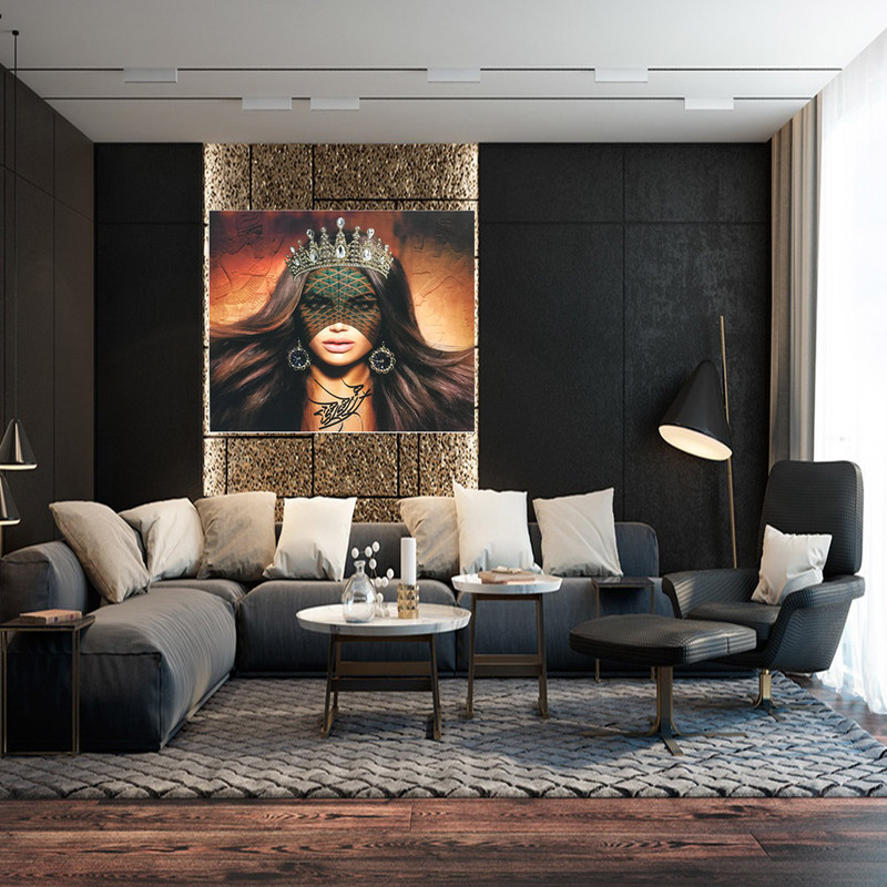 تابلو شاسی مدل دختر آریایی | دنیای قاب