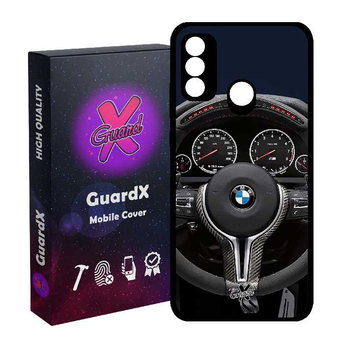 کاور گارد ایکس طرح BMW مدل Glass10345 مناسب برای گوشی موبایل هوآوی P Smart 2020