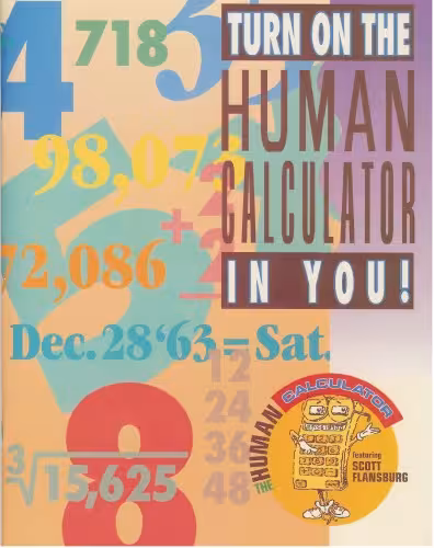 خرید و دانلود نسخه کامل کتاب Turn On The Human Calculator In You!