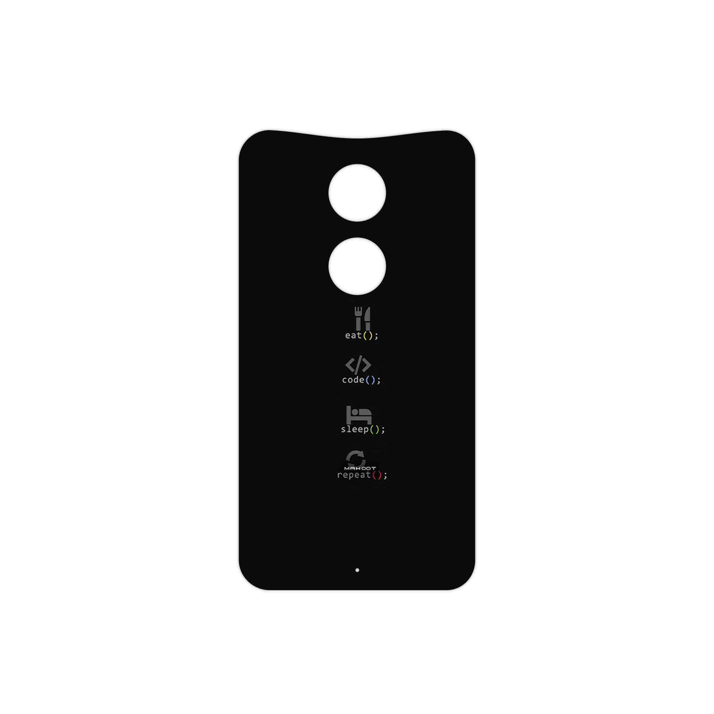 برچسب پوششی ماهوت مدل Programming 2 مناسب برای گوشی موبایل موتورولا Moto X 2014