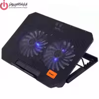 خنک کننده لپ تاپ مدل DNet DT S200 دو فن با تنظیم ارتفاع