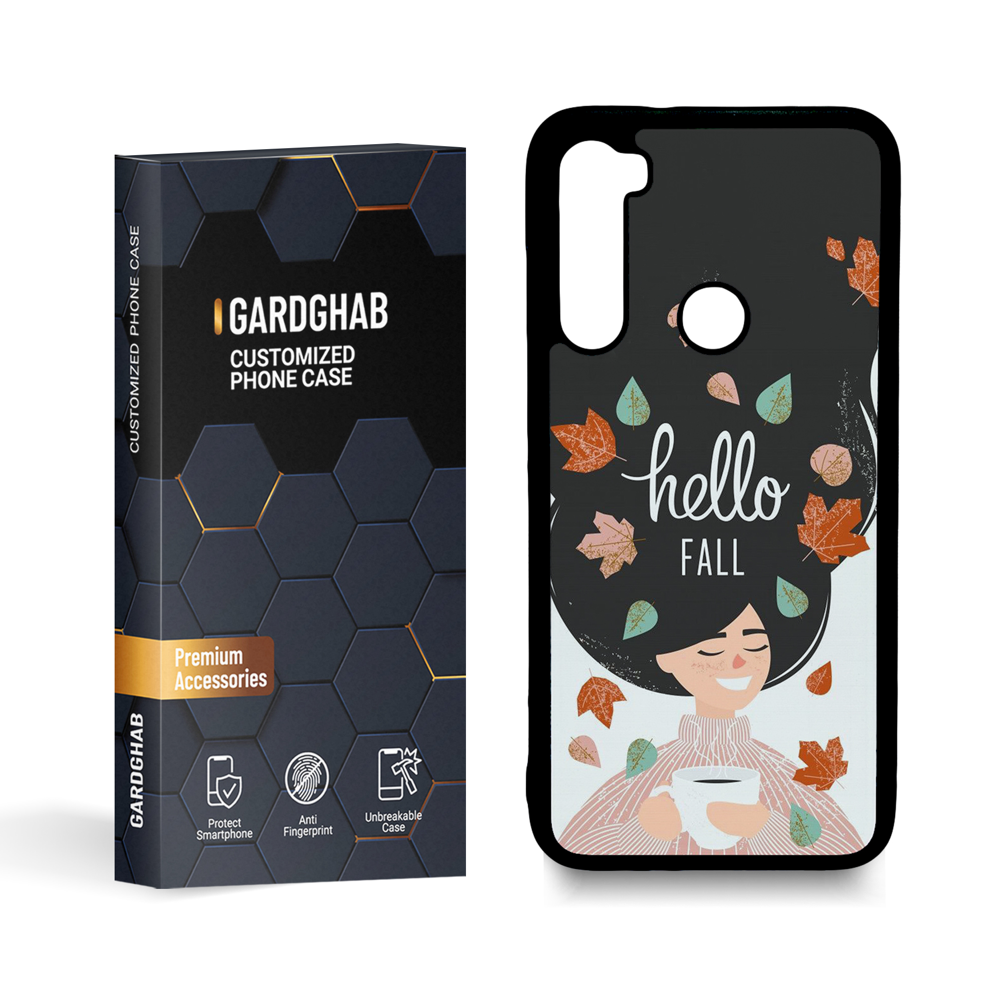 کاور گارد قاب مدل دخترانه مناسب برای گوشی موبایل شیائومی Redmi note 8