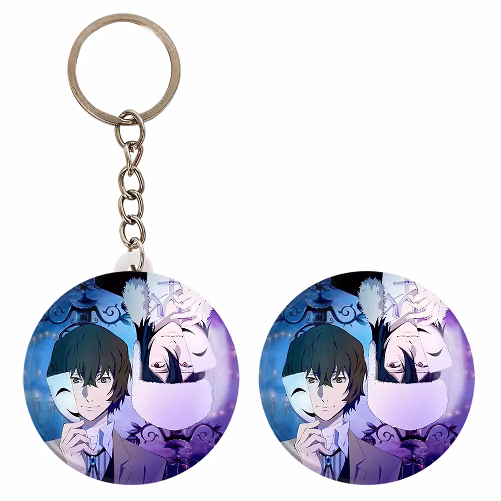 پیکسل خندالو مدل فئودور و دازای انیمه سگ های ولگرد بانگو کد 15660 به همراه جاکلیدی