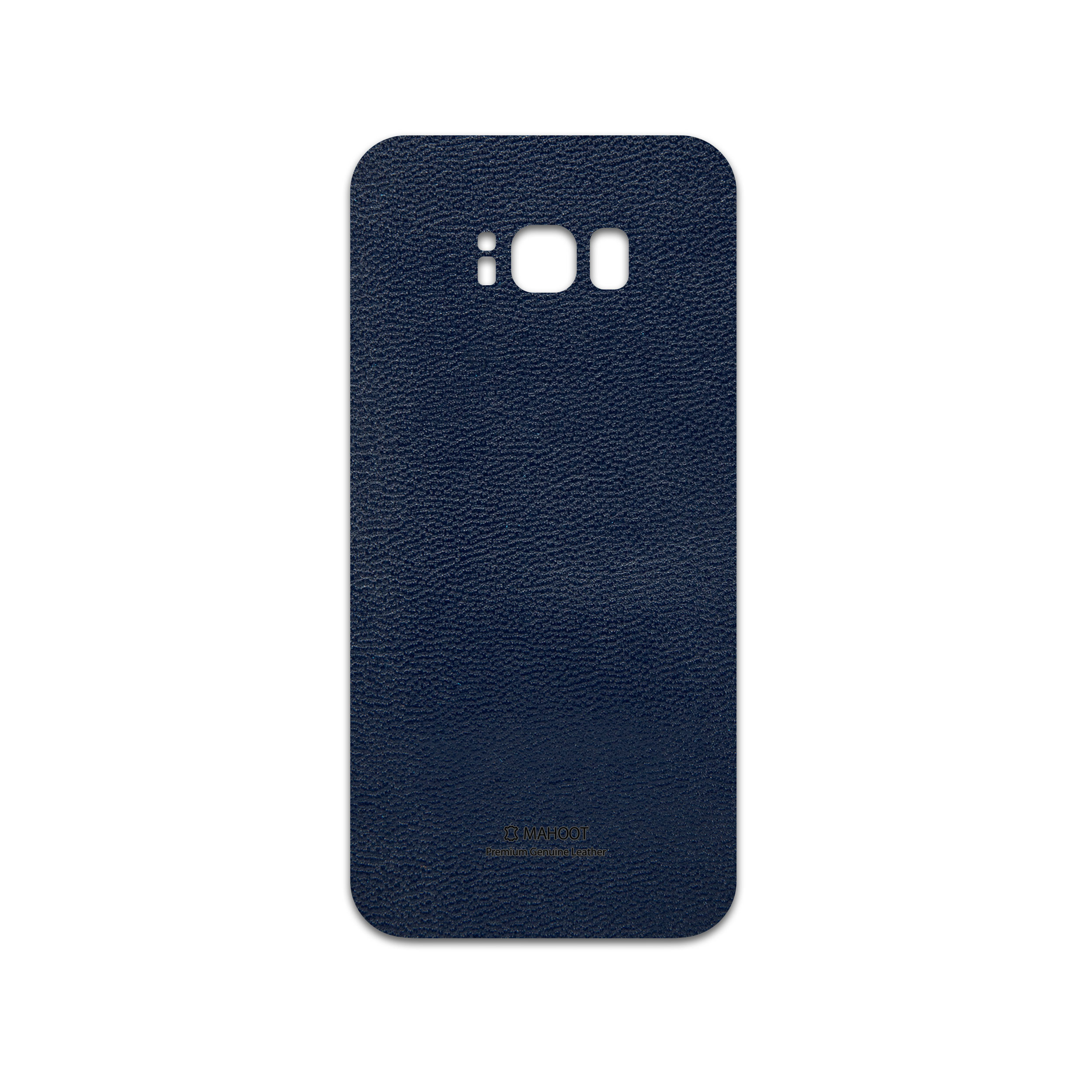 برچسب پوششی ماهوت مدل Deep-Blue-Leather مناسب برای گوشی موبایل سامسونگ Galaxy S8 Plus
