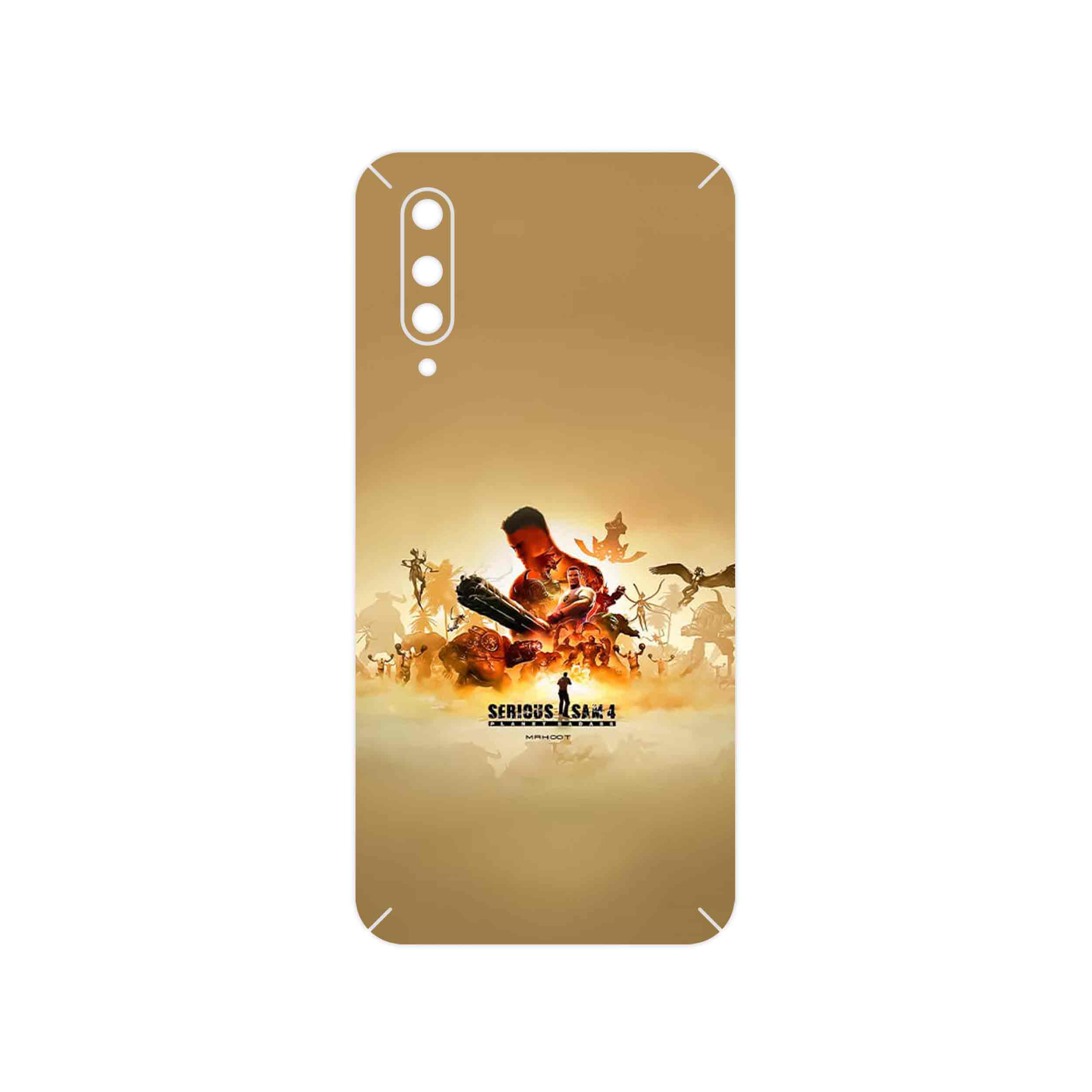 برچسب پوششی ماهوت مدل Serious Sam Game Series مناسب برای گوشی موبایل شیائومی MI 9 Lite