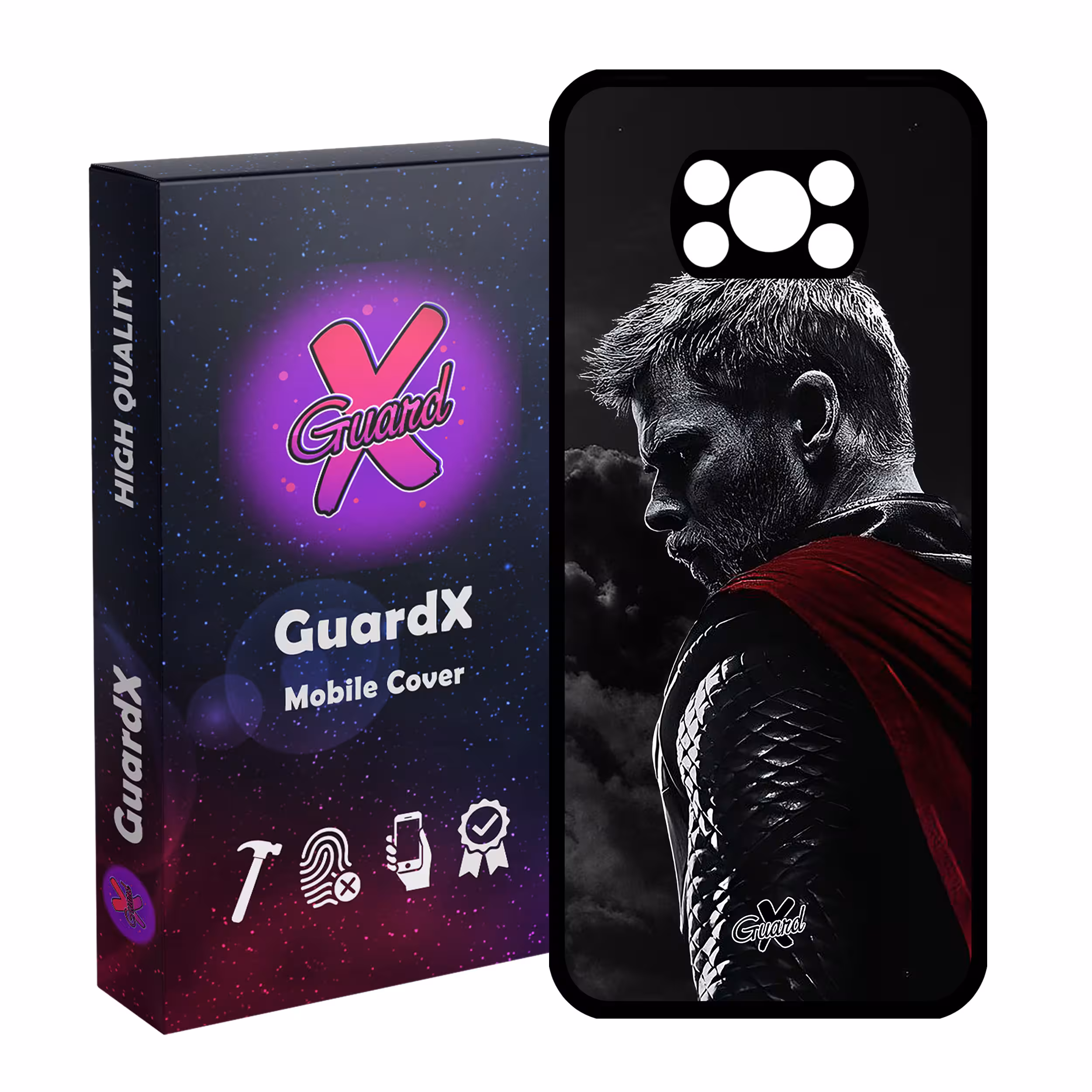 کاور گارد ایکس طرح Thor مدل Glass10417 مناسب برای گوشی موبایل شیائومی Poco X3 NFC/Poco X3/Poco X3 Pro
