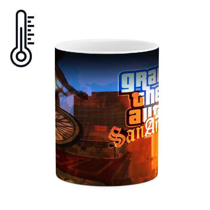 ماگ حرارتی طرح بازی gta  مدل mgph11159