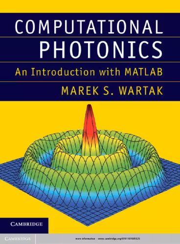 خرید و دانلود نسخه کامل کتاب Computational Photonics: An Introduction with MATLAB