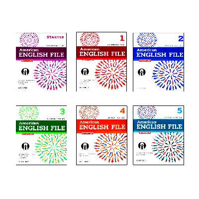 کتاب American English File اثر جمعی از نویسندگان انتشارات الوندپویان شش جلدی