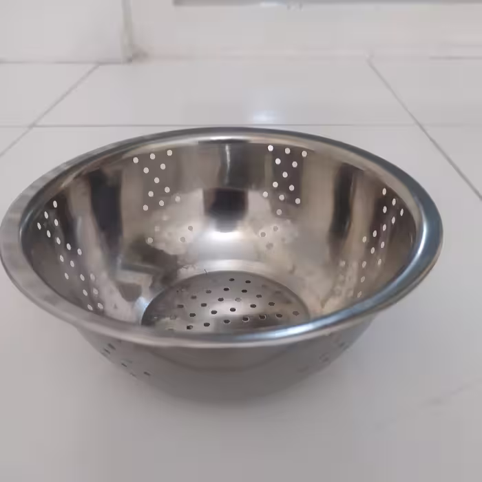 آبکش وسبد استیل جهت مصرف تفاله گیر  وغیره  قطر14