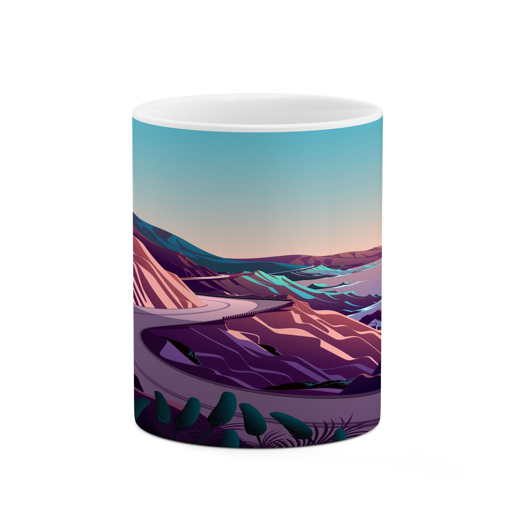 ماگ طرح منظره انیمه  مدل mgp11350