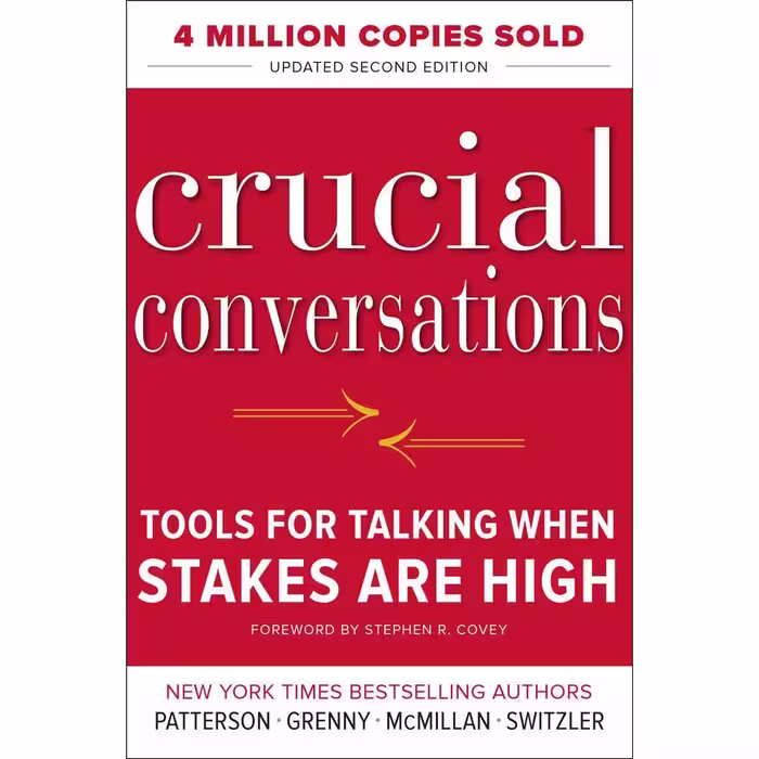 کتاب Crucial Conversations Tools for Talking When Stakes Are High اثر جمعی از نویسندگان انتشارات تازه ها