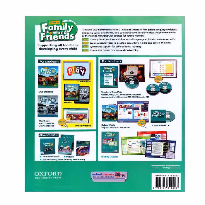 کتاب Family and Friends 6 اثر جمعی از نویسندگان انتشارات الوندپویان شش جلدی