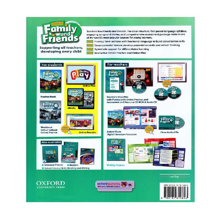 کتاب Family and Friends 6 اثر جمعی از نویسندگان انتشارات الوندپویان شش جلدی