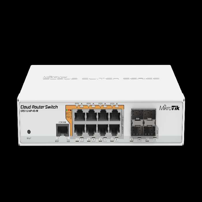 Mikrotik Router CRS112-8P-4S-IN - تکنو لینک 148