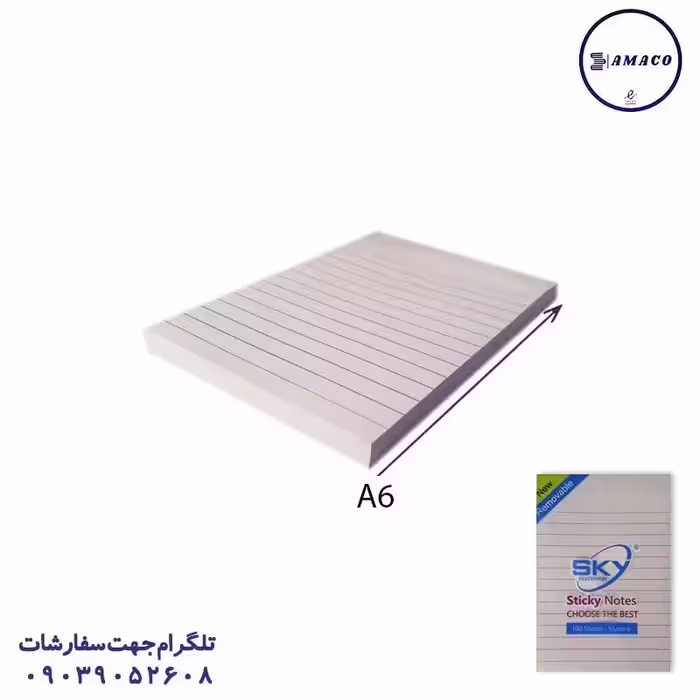 نوت A6 تکرنگ