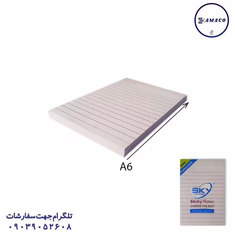نوت A6 تکرنگ