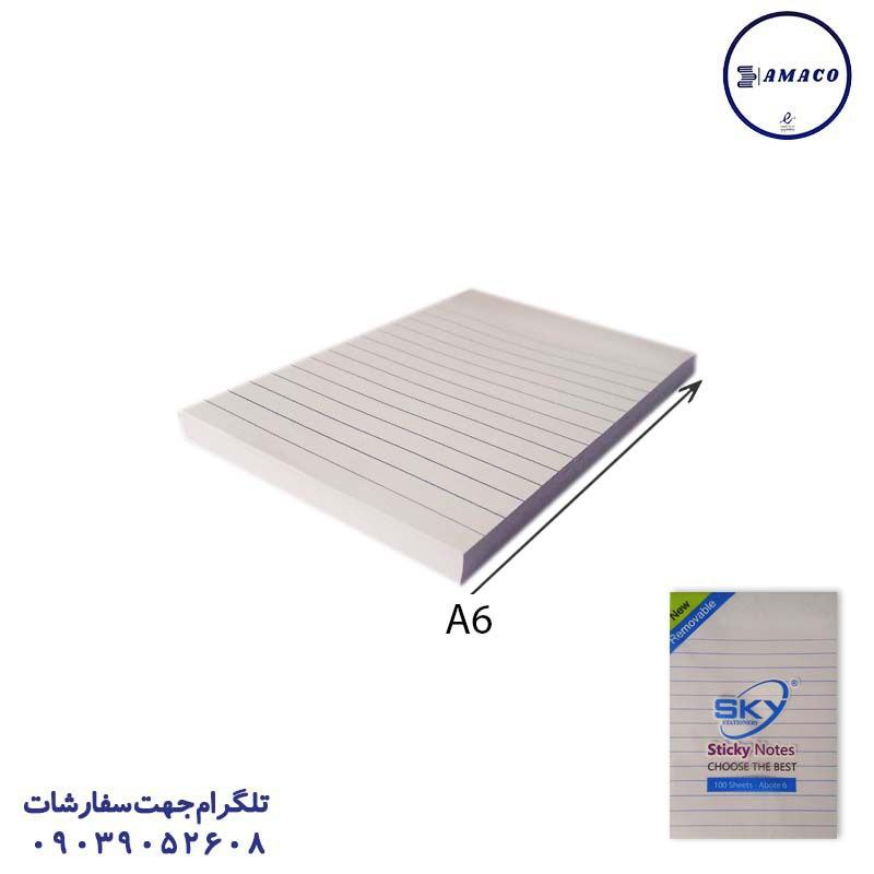 نوت A6 تکرنگ